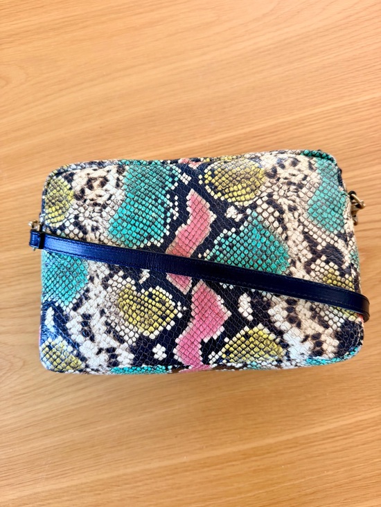 Clare V Handbags - Clare V Marisol with Front Pocket - Pastel Painted Snake original $400